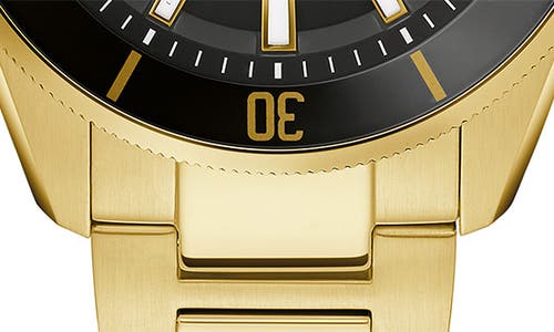 Bulova Marine Star Quartz Bracelet Watch, 43mm In Gold
