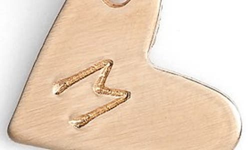 Nashelle 14k-gold Fill Initial Mini Heart Pendant Necklace In Gold/m