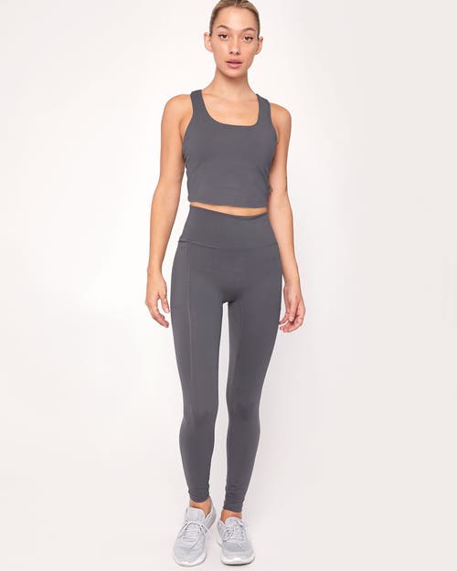 Rebody Active Juno Cloudlux Longline Bra In Smoke
