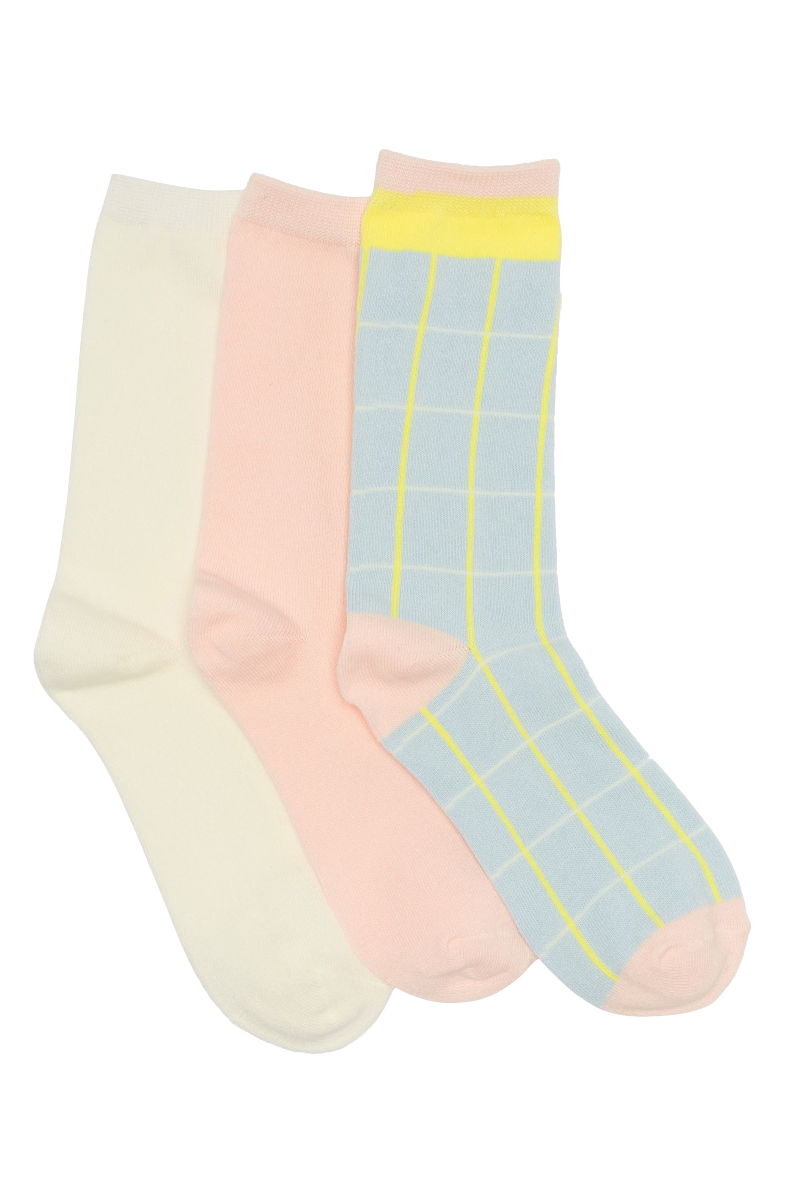 Nordstrom Rack Perfect Crew Socks Pack Of 3 Nordstrom Rack