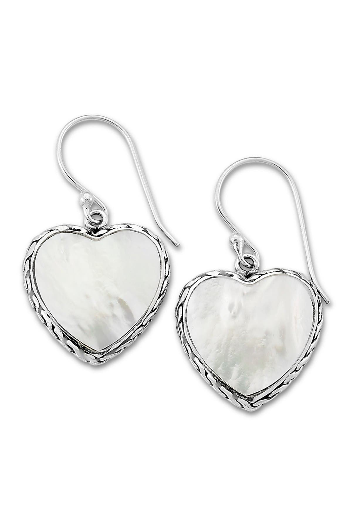 h samuel silver heart earrings