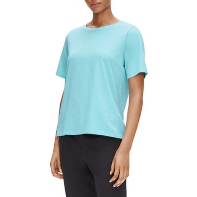 Eileen Fisher Crewneck T-Shirt, Blue