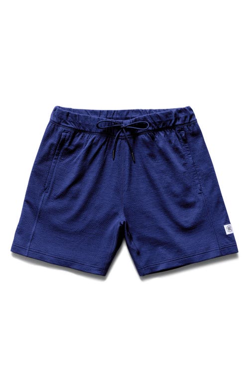 Shop Reigning Champ 7-inch Solotex® Mesh Tiebreak Performance Shorts In Admiral Blue