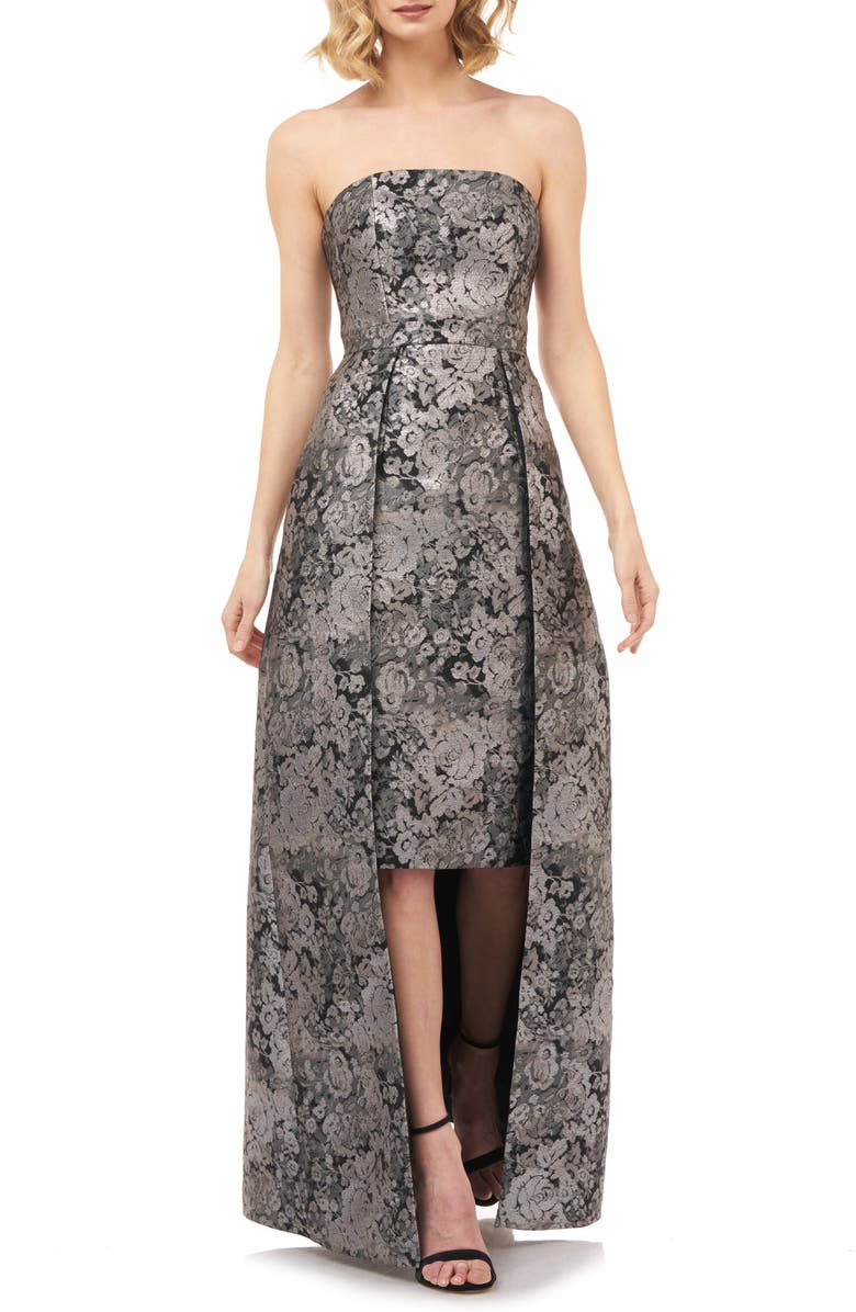 Kay Unger Paloma Strapless Jacquard Gown | Nordstrom