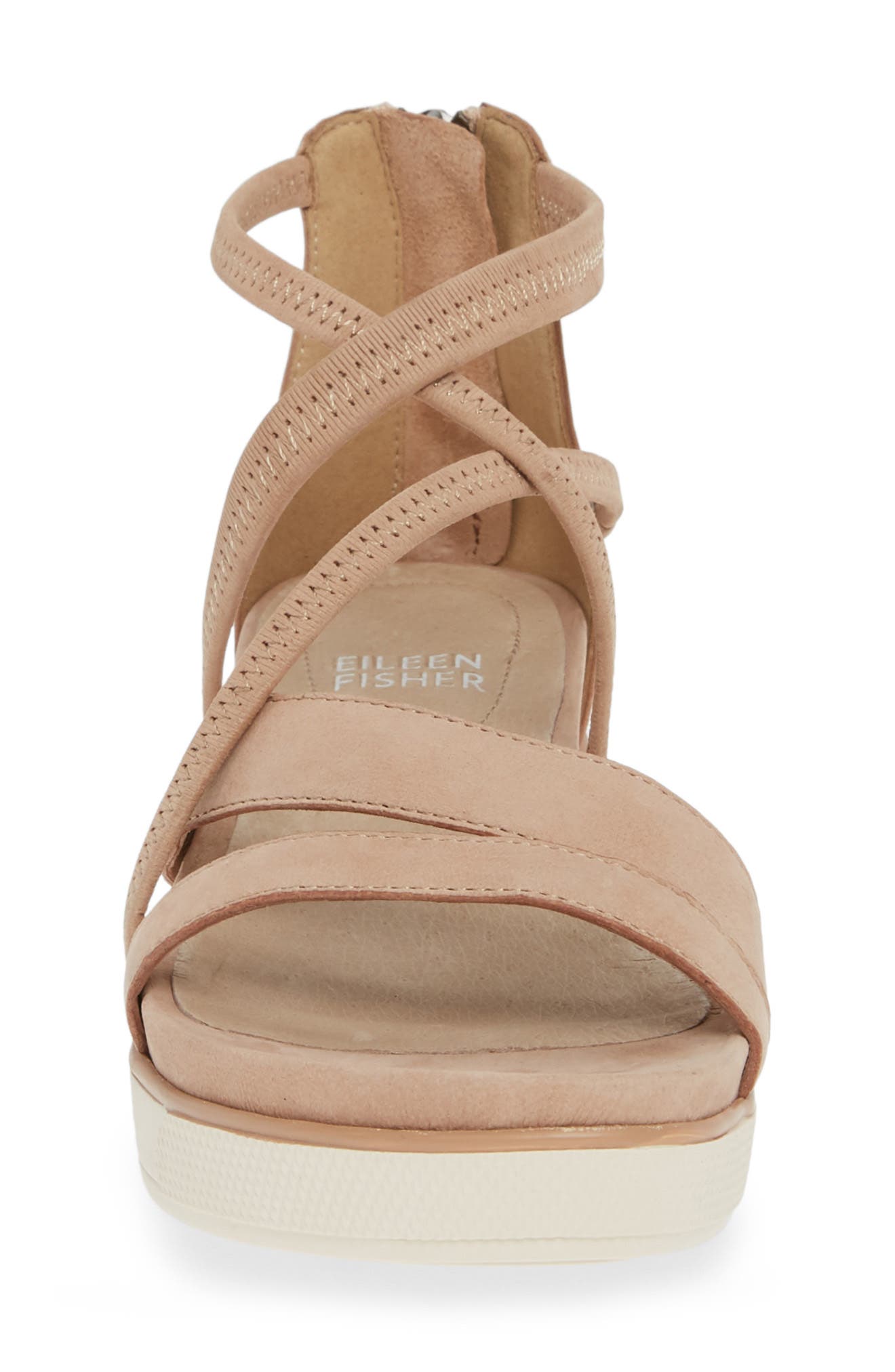 eileen fisher skip strappy platform sandal