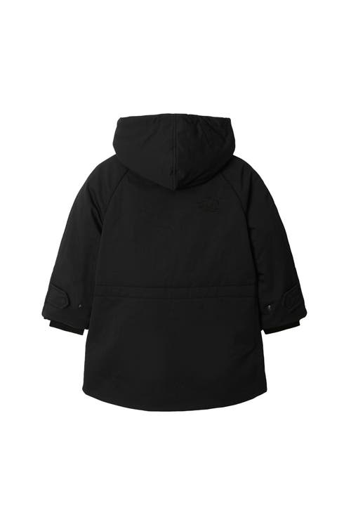 Shop Burberry Detachable Warmer Nylon Parka In Black