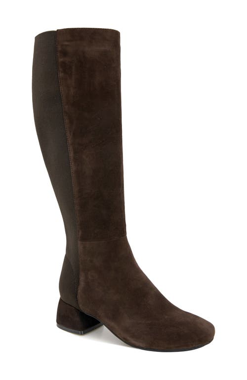 GENTLE SOULS BY KENNETH COLE Emily Knee High Boot in Chocolate Leather 