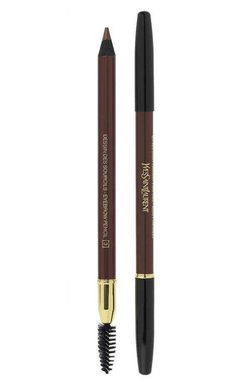 Yves Saint Laurent Eyebrow Pencil in 002 Dark Brown at Nordstrom