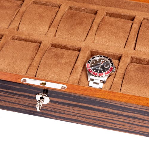 Rapport London Heritage Ten Watch Box In Macassar