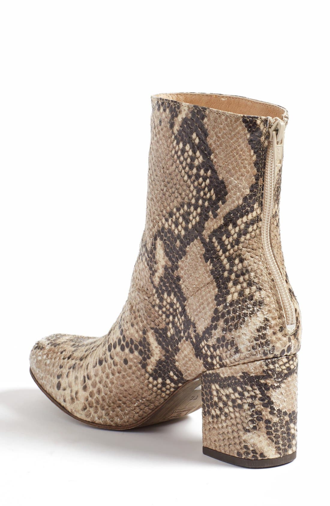 cecile block heel bootie