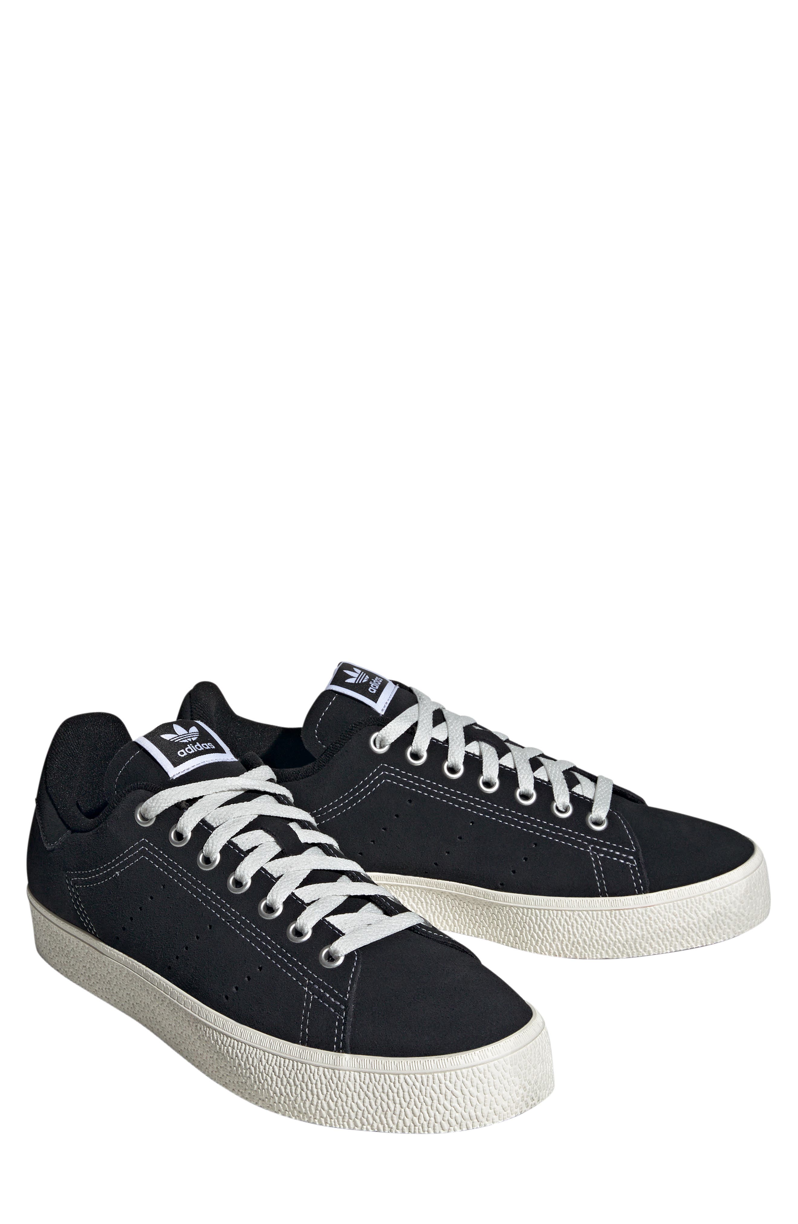 adidas Stan Smith B-Sides Lifestyle Sneaker in Black/White/Gum | Smart  Closet