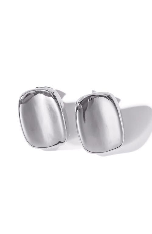 Shop Luv Aj The Melrose Drop Earrings In Silver