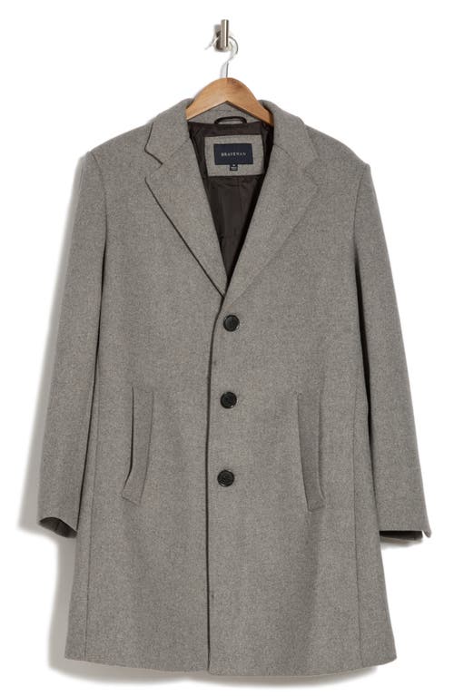 Braveman Tailored Wool Blend Jacket In Light Grey