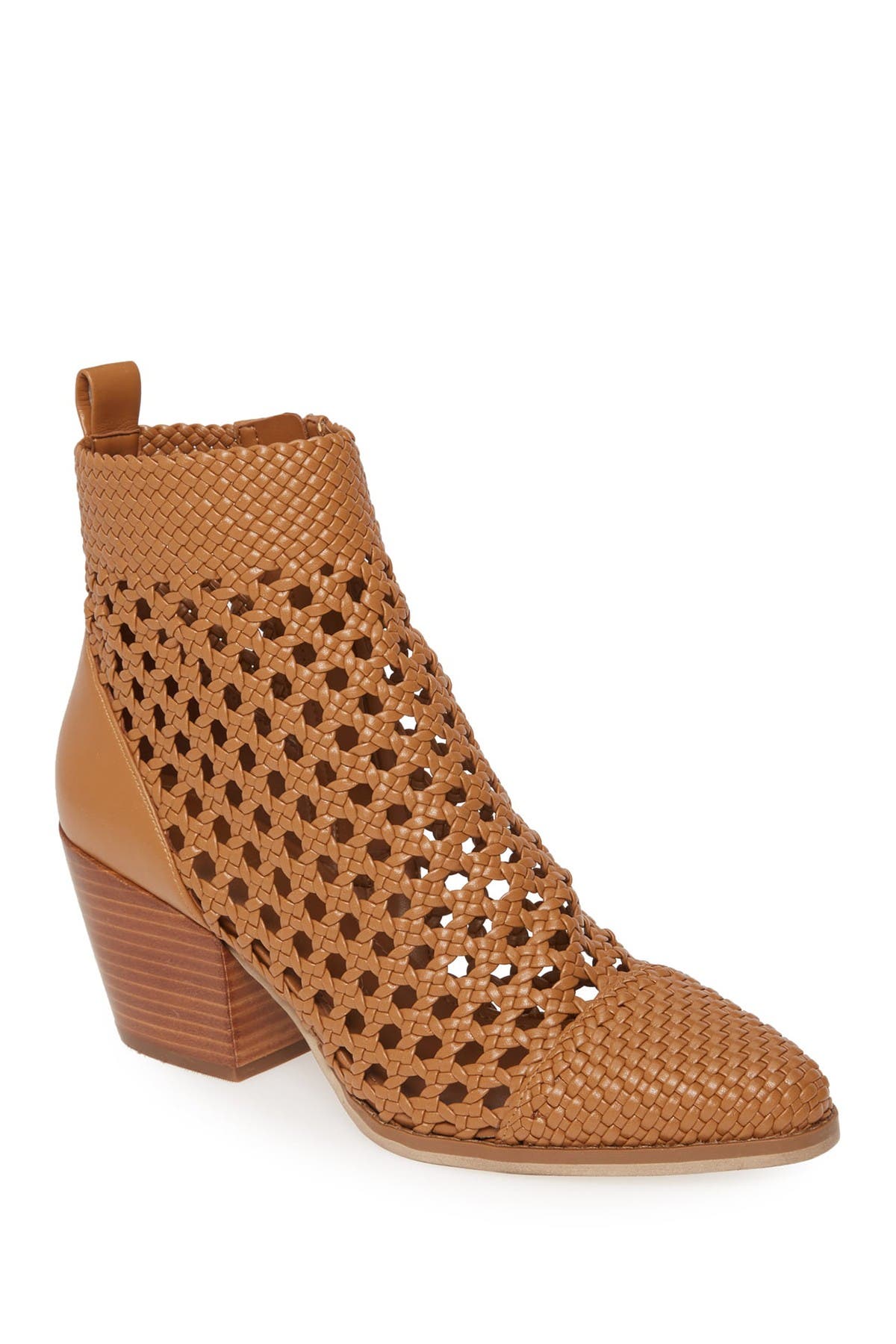Augustine Woven Ankle Mid Bootie 
