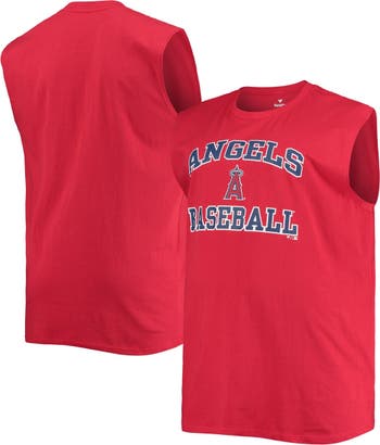 Men's Los Angeles Angels Profile Gray Big & Tall Colorblock Team Fashion  Jersey