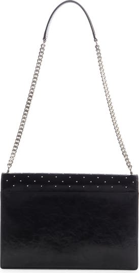 Ysl best sale studded clutch