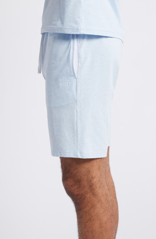 Shop Hugo Boss Boss Drawstring Waist Shorts In Light Blue