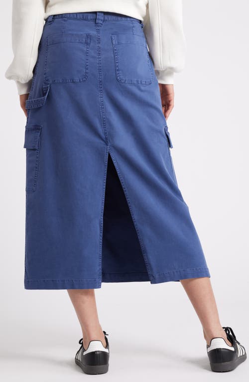 Shop Bp. Carpenter Cotton Blend Cargo Skirt In Blue Indigo