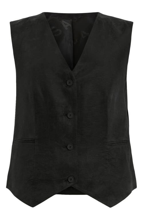 Shop Allsaints Averie Ten Vest In Black