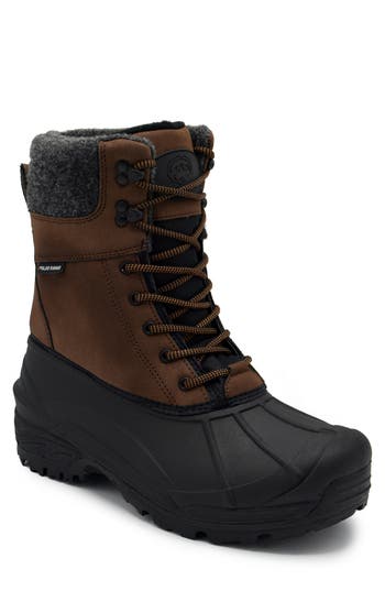 Polar Range Men's Tasco Cold Weather Snow Boot In Brown