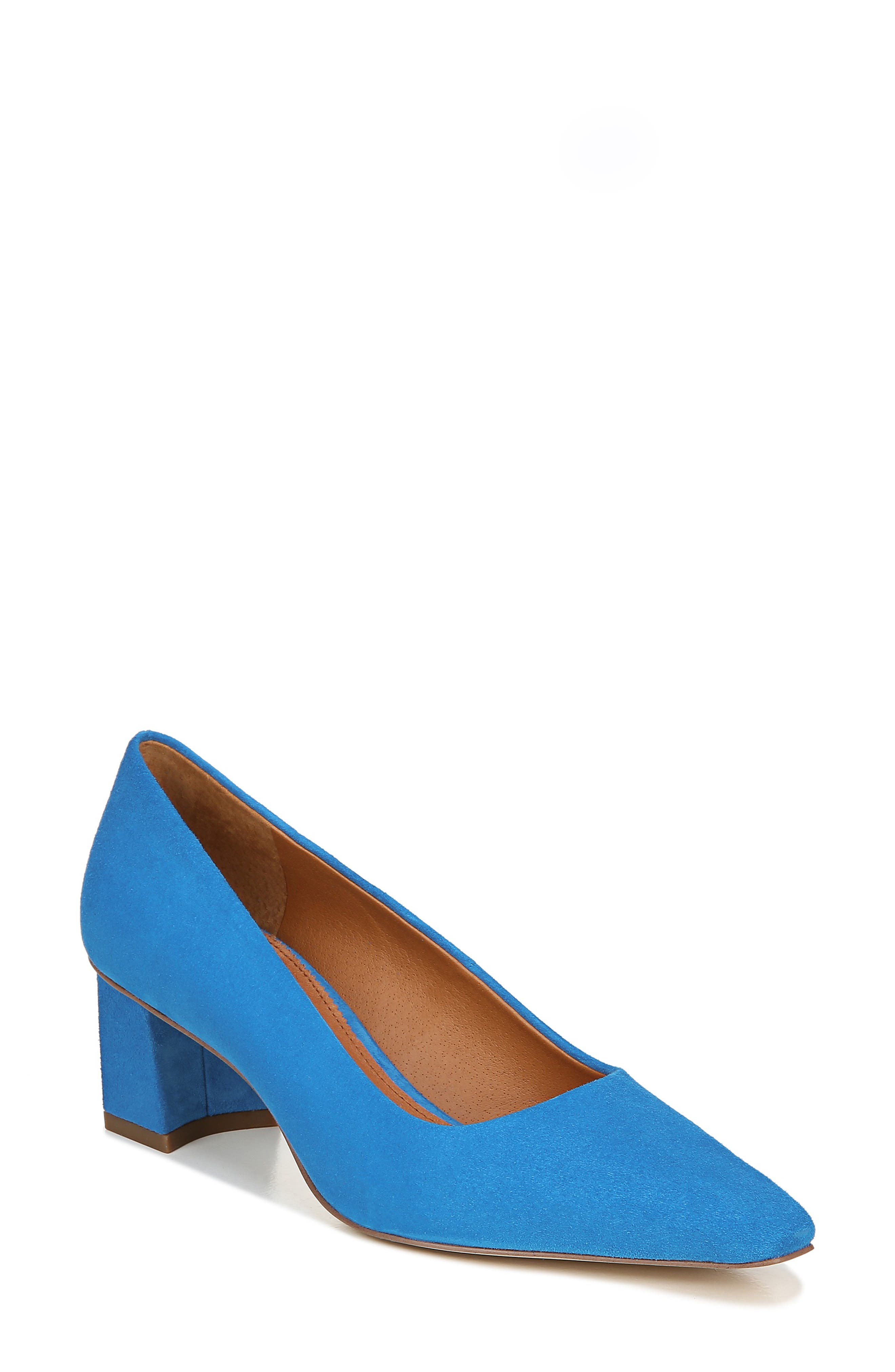 franco sarto blue suede shoes