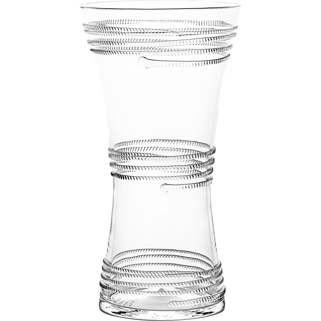 Juliska Ella 14-Inch Corset Vase in Clear