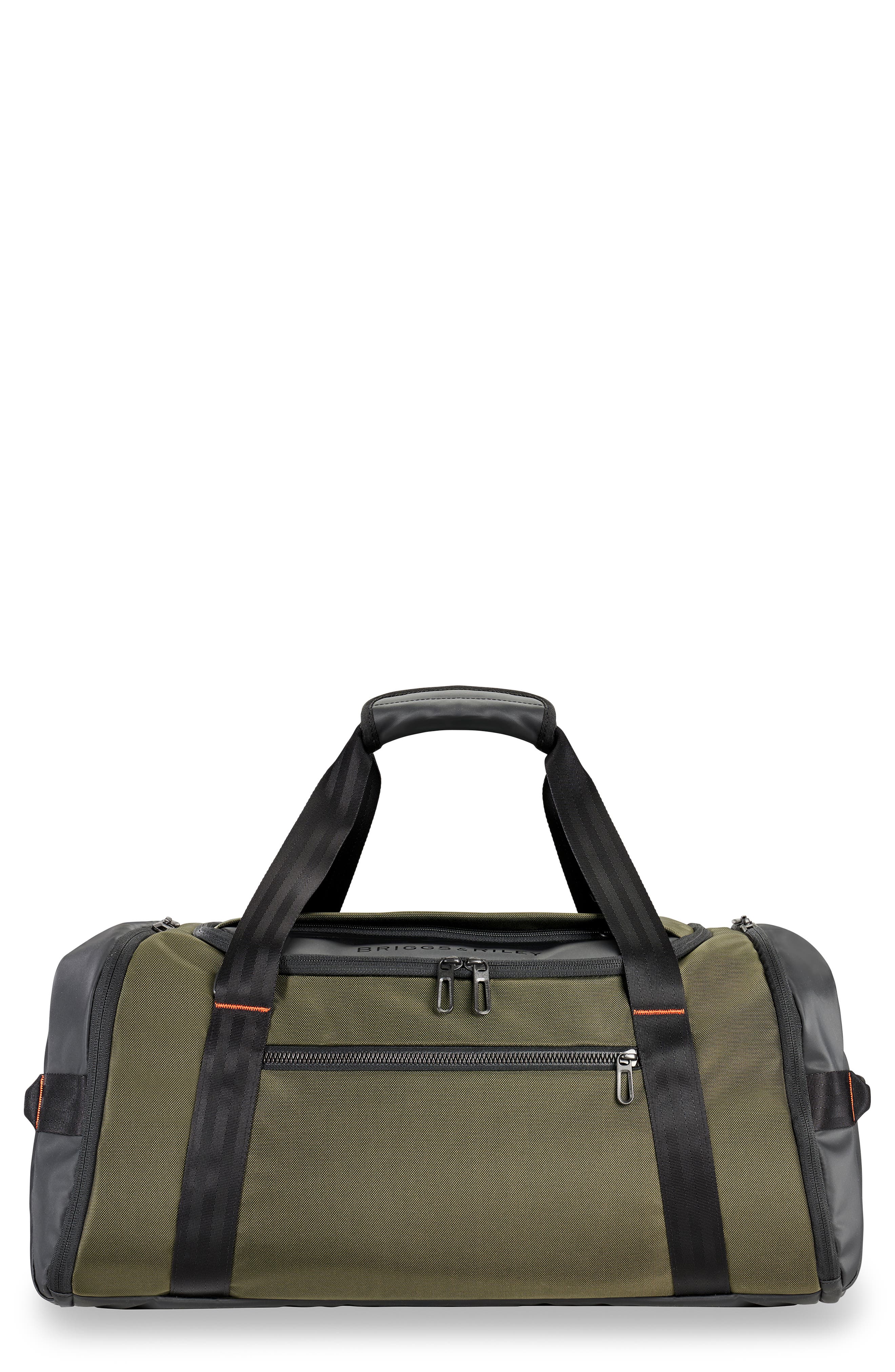 Briggs & Riley ZDX Large Duffle Bag in Hunter Green