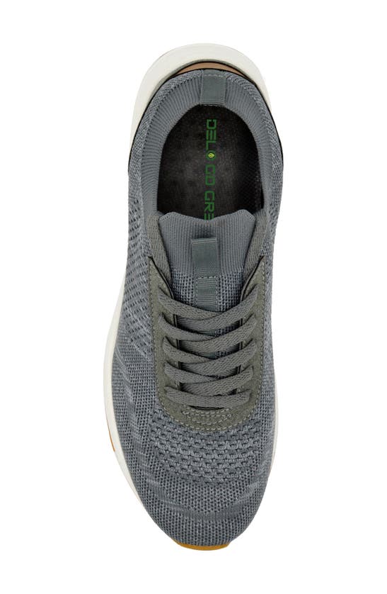 Delo Go Green Knit Running Shoe In Grey