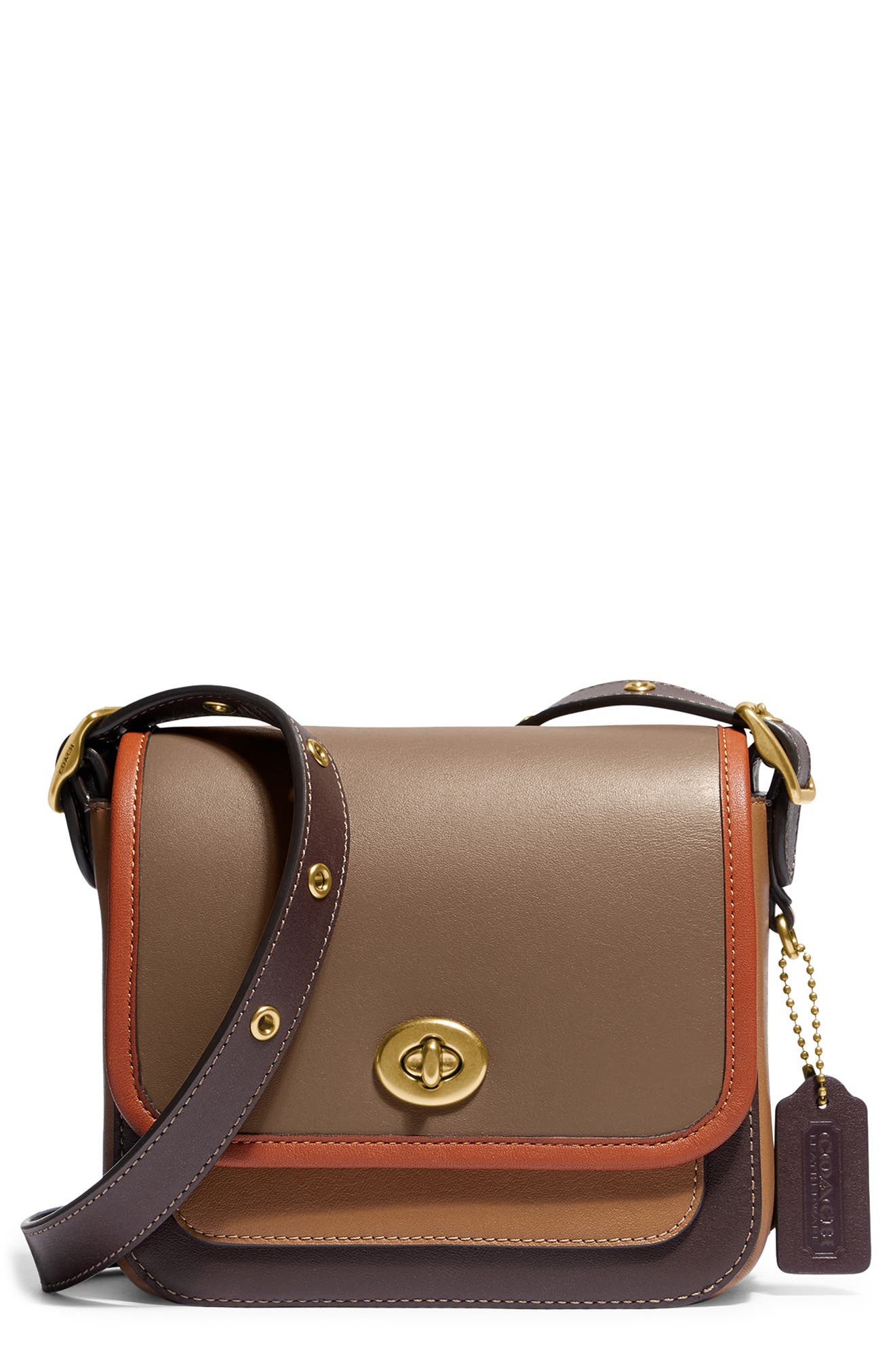 coach colorblock rambler crossbody bag