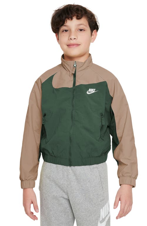 Nike Kids' Sportswear Amplify Woven Jacket In Green
