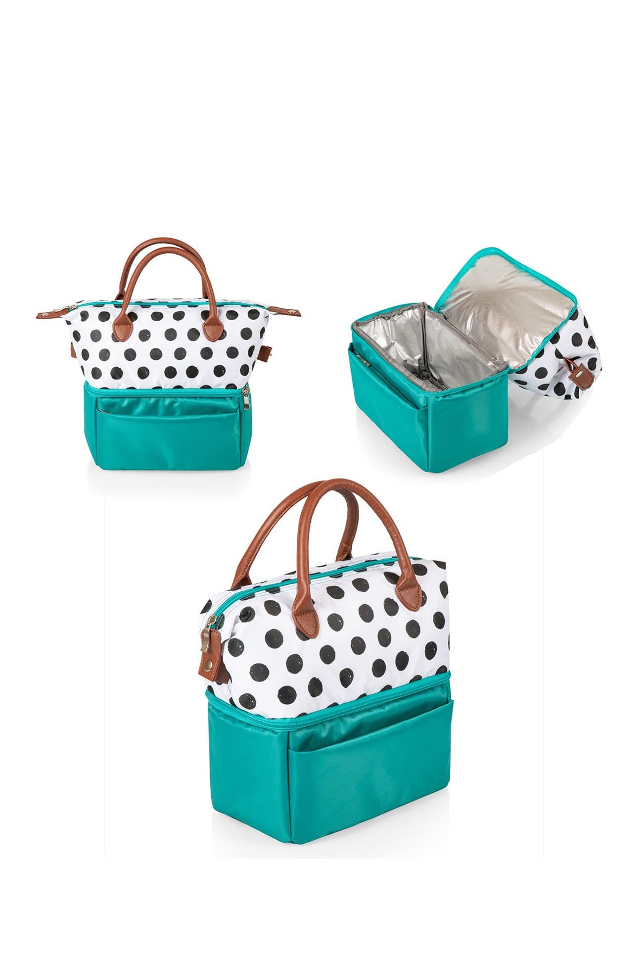 Picnic Time | Urban Lunch Bag - Polka Dot/Teal | Nordstrom Rack