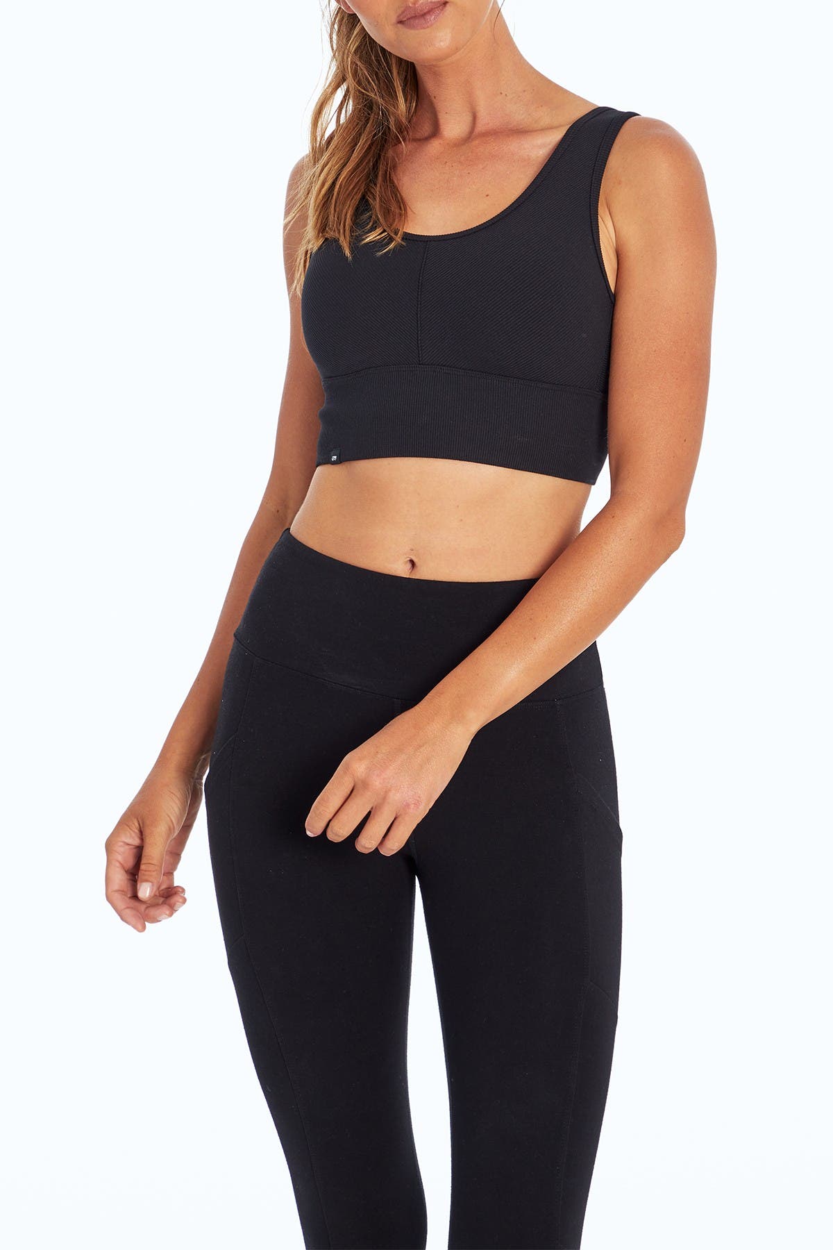 ribbed sports bra