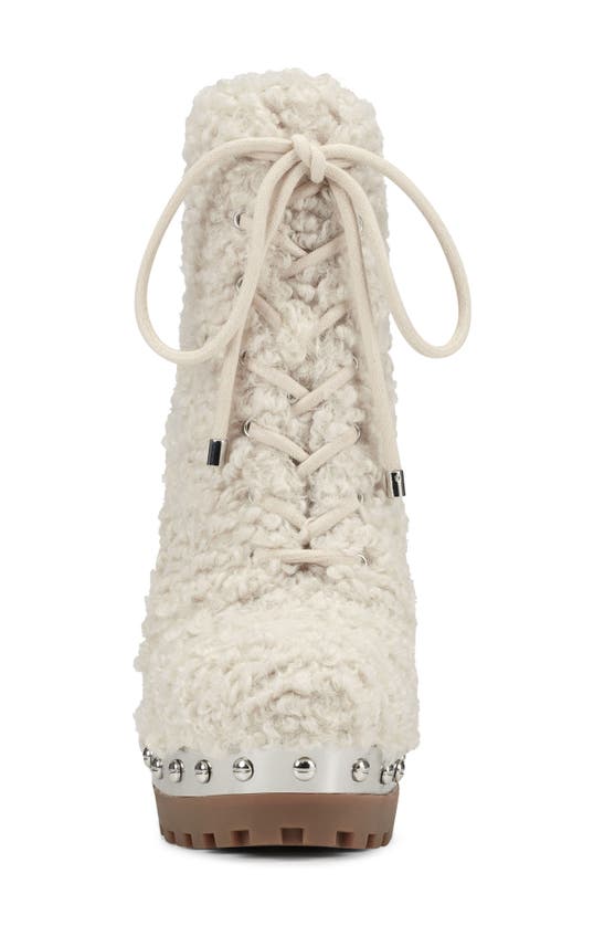 Jessica Simpson Irella Platform Combat Boot In Natural