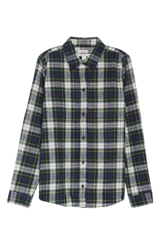 L.l.bean Flannel Shirt In Dress Gordon | ModeSens