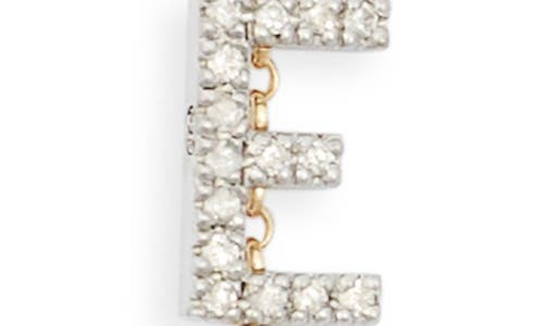 Meshmerise Diamond Initial Bezel Bracelet In Yellow-e