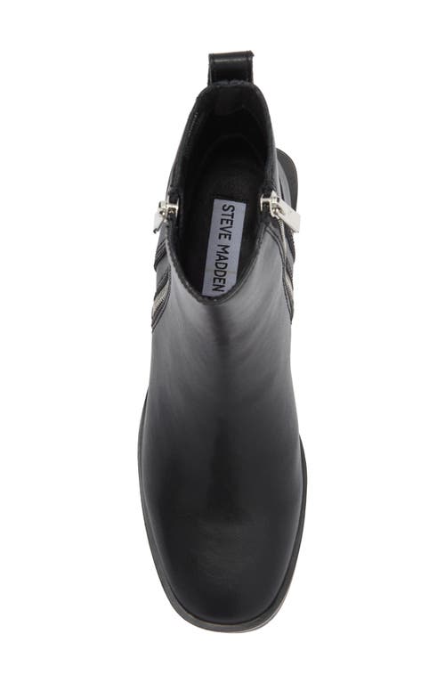 Steve Madden Ruthy Boot In Black Leather