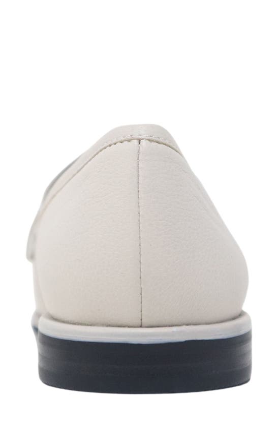 Kenneth Cole New York Women's Lydia Round Toe Slip-on Loafers In Bone Leather