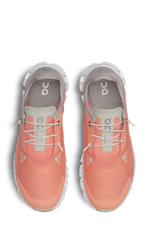 On Cloud 5 Coast Sneaker In Flamingo/pearl