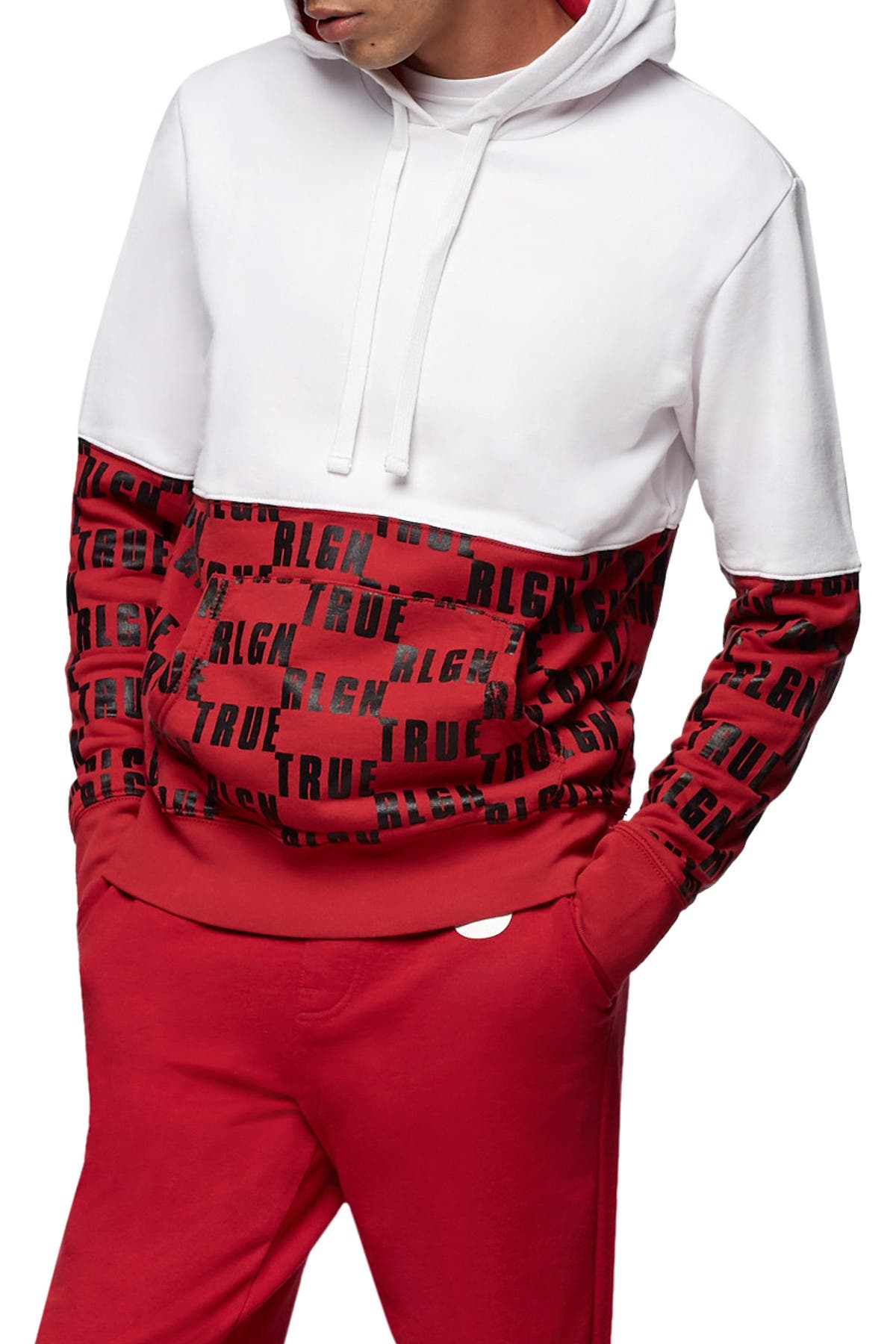 true religion metallic hoodie