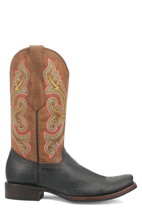 Dingo True Grit Cowboy Boot In Black