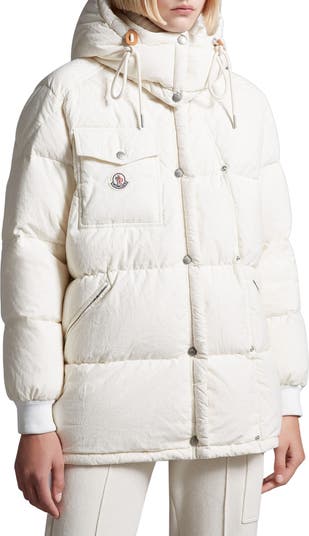 Moncler Iconic White Slim Fit Down Jacket