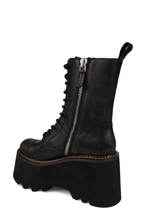 Ziginy Raiza Platform Bootie In Black