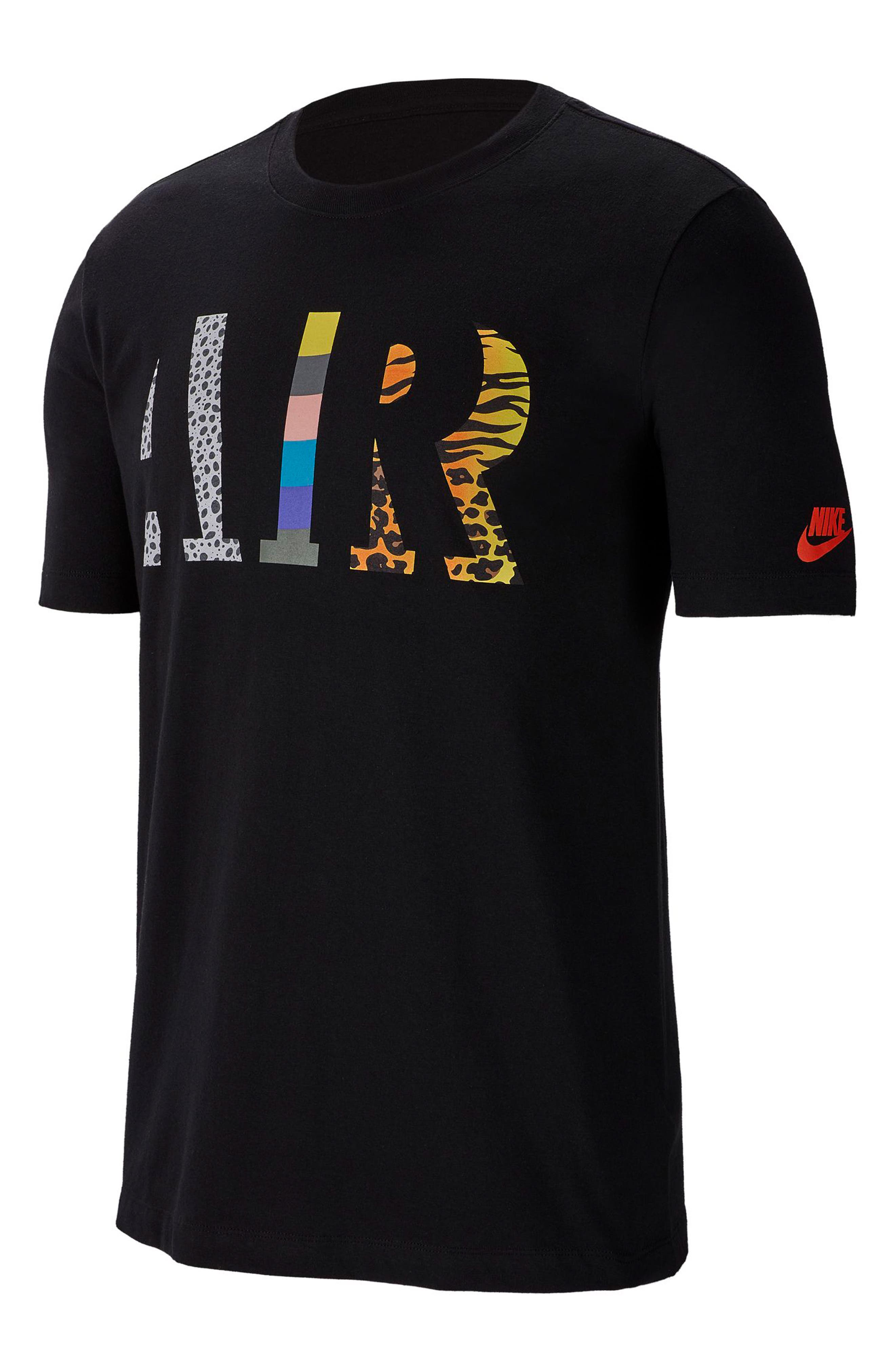 Nike Nsw Air Graphic T-Shirt, Black