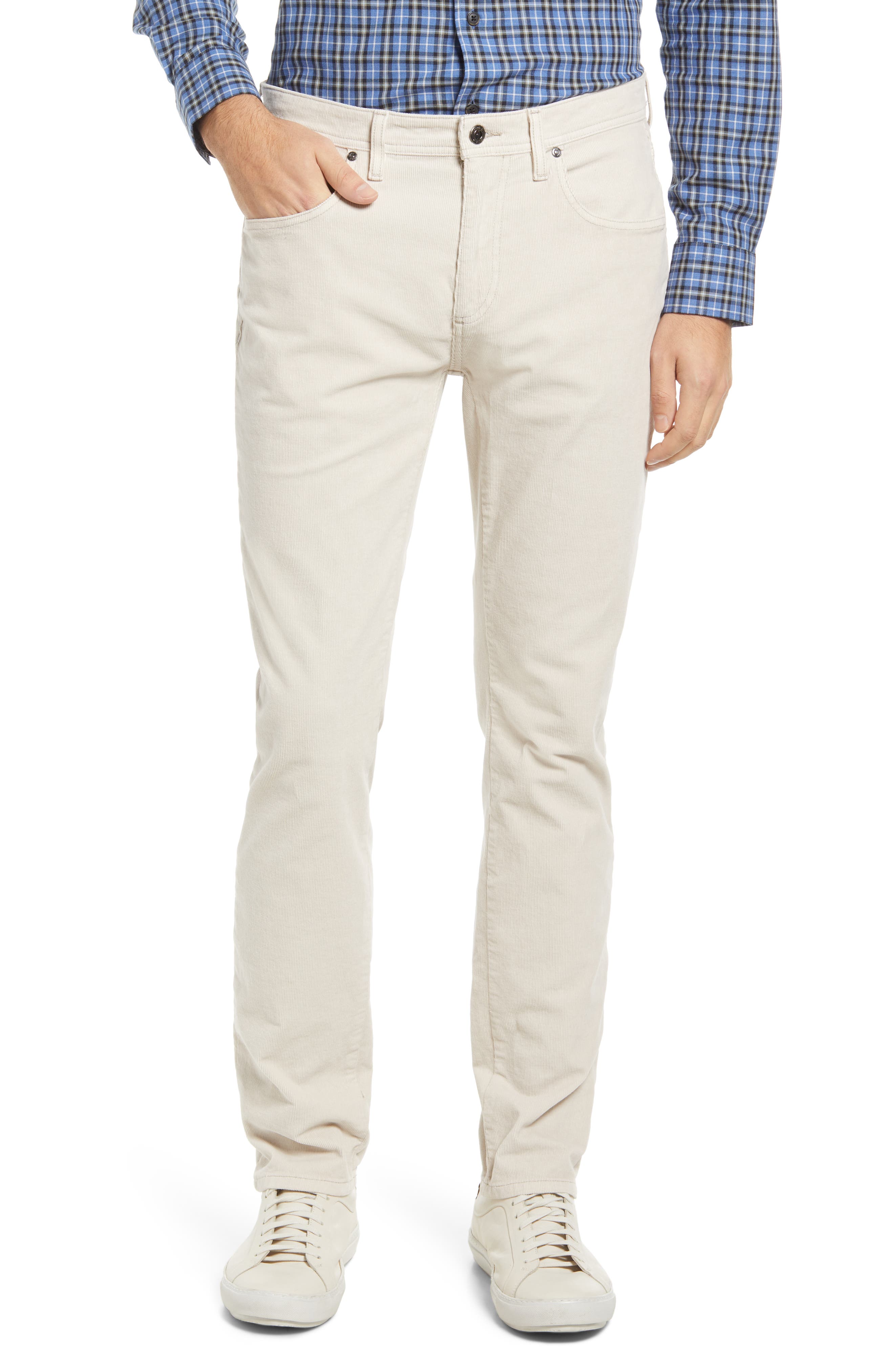 Mens white corduroy pants Clearance