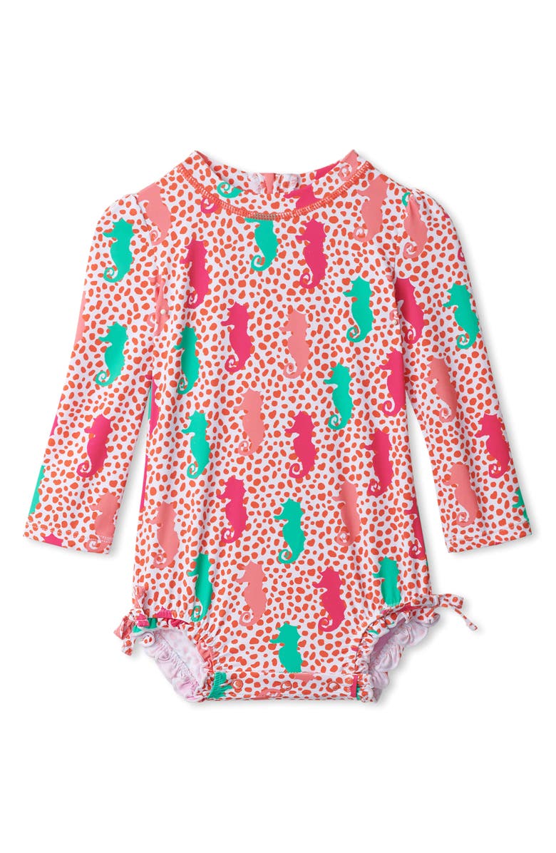 Hatley Seahorse Polka Dot One Piece Rashguard Swimsuit Nordstrom Hatley Seahorse Polka Dot One Piece Rashguard Swimsuit Nordstrom