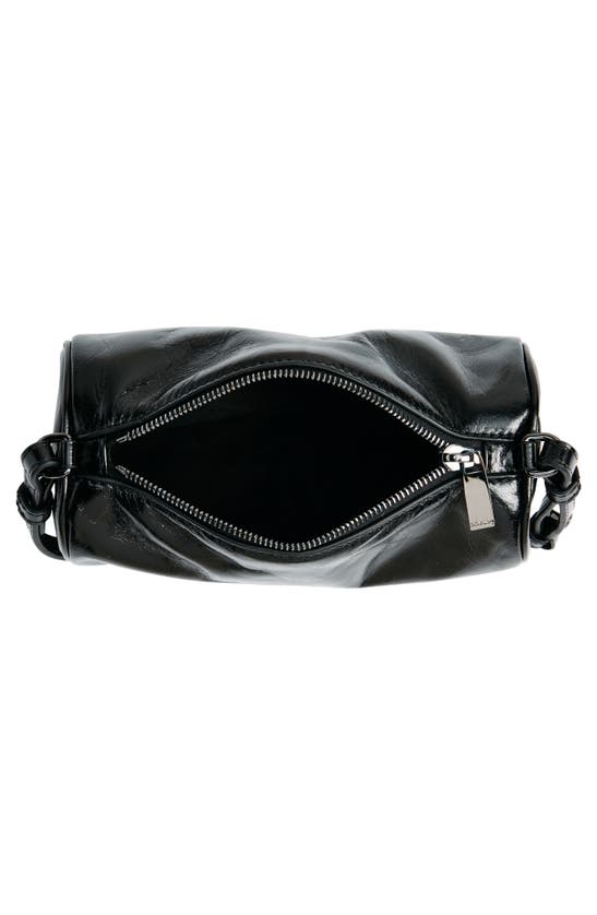 Shop Off-white Small Torpedo Leather Handbag In Black