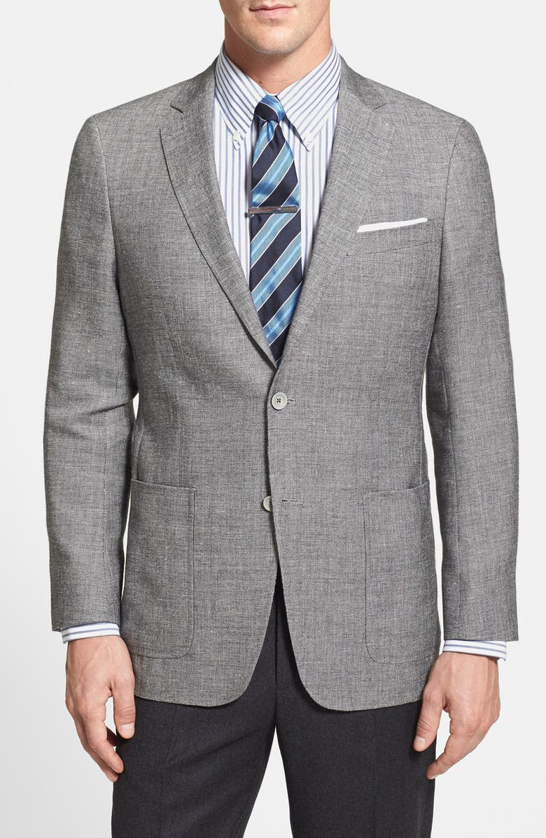 Hart Schaffner Marx 'New York' Classic Fit Wool & Linen Blazer | Nordstrom