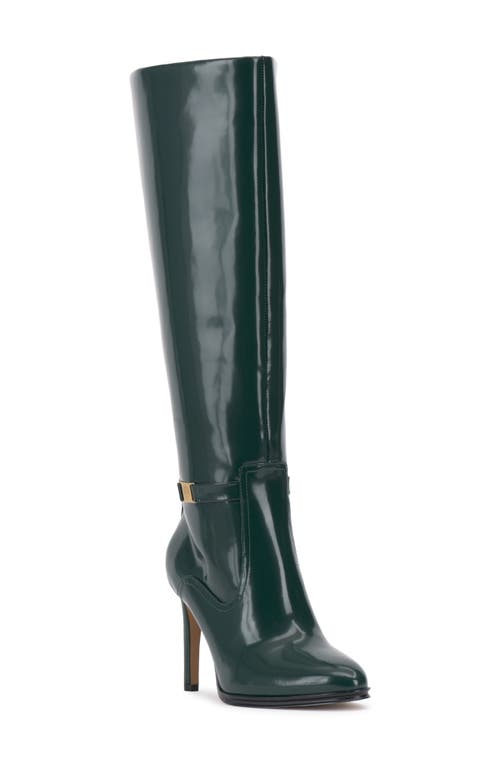 Shop Vince Camuto Skylie Knee High Boot In Mallard Green