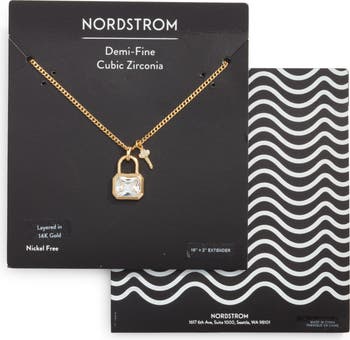 Nordstrom cubic on sale zirconia necklace