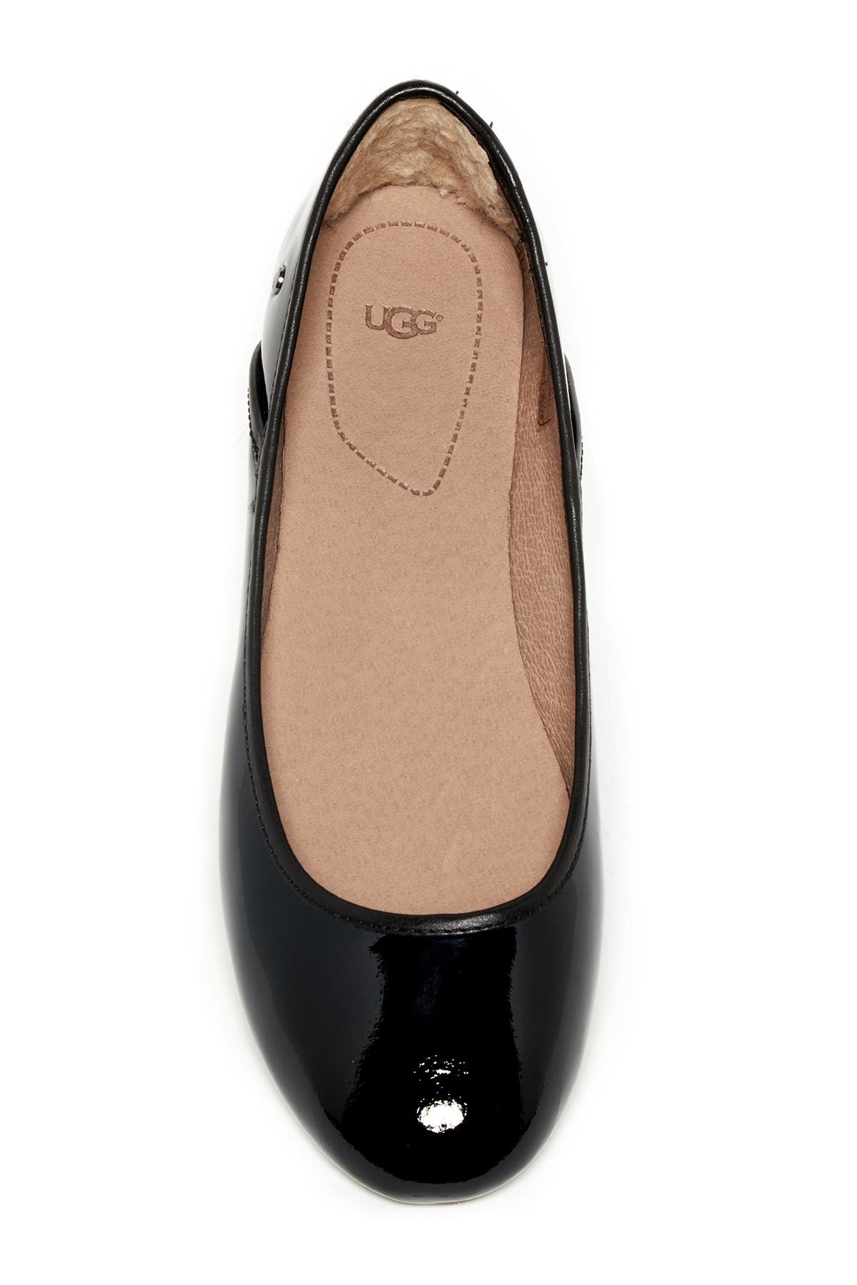 ugg patent leather flats